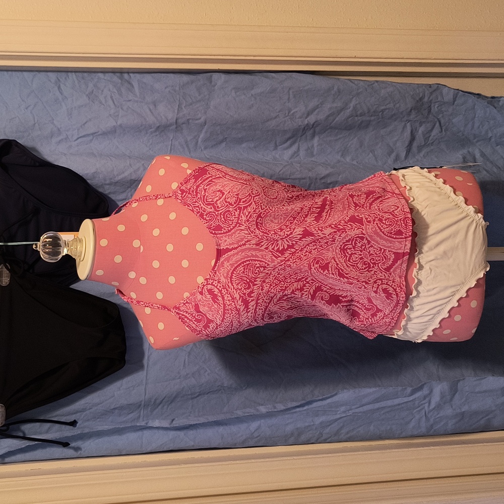 Merona Tankini Top Sz M